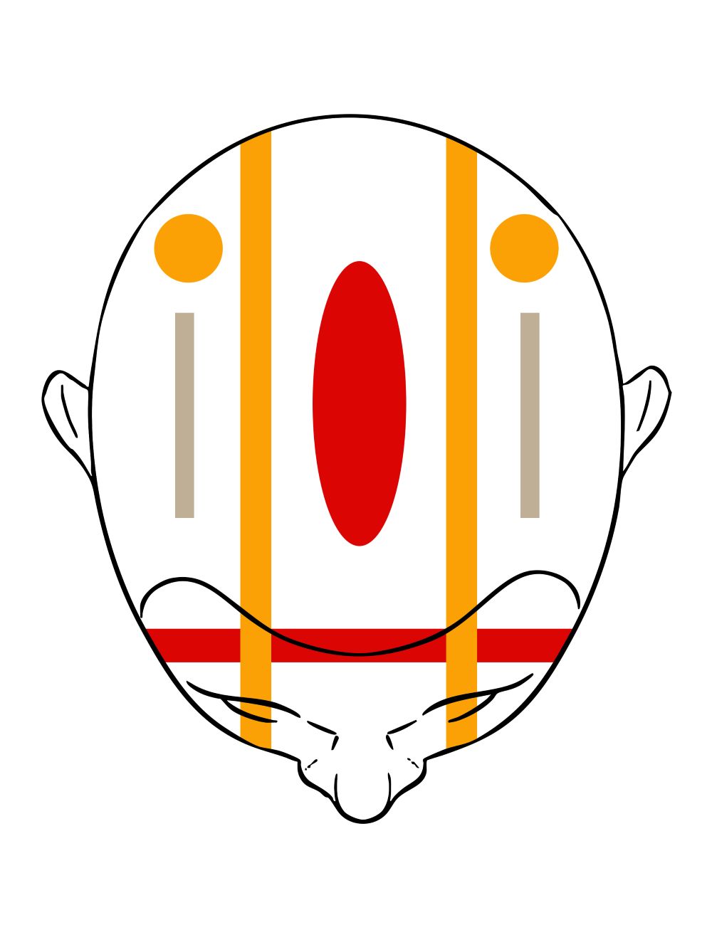 Map, energy flow, top of head.
